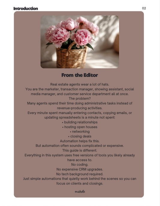 The Simple Realtor Automation Playbook