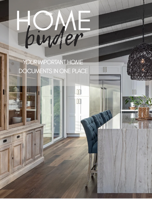 Welcome Home Hub Binder (Binder template, no pages) (EDITABLE)