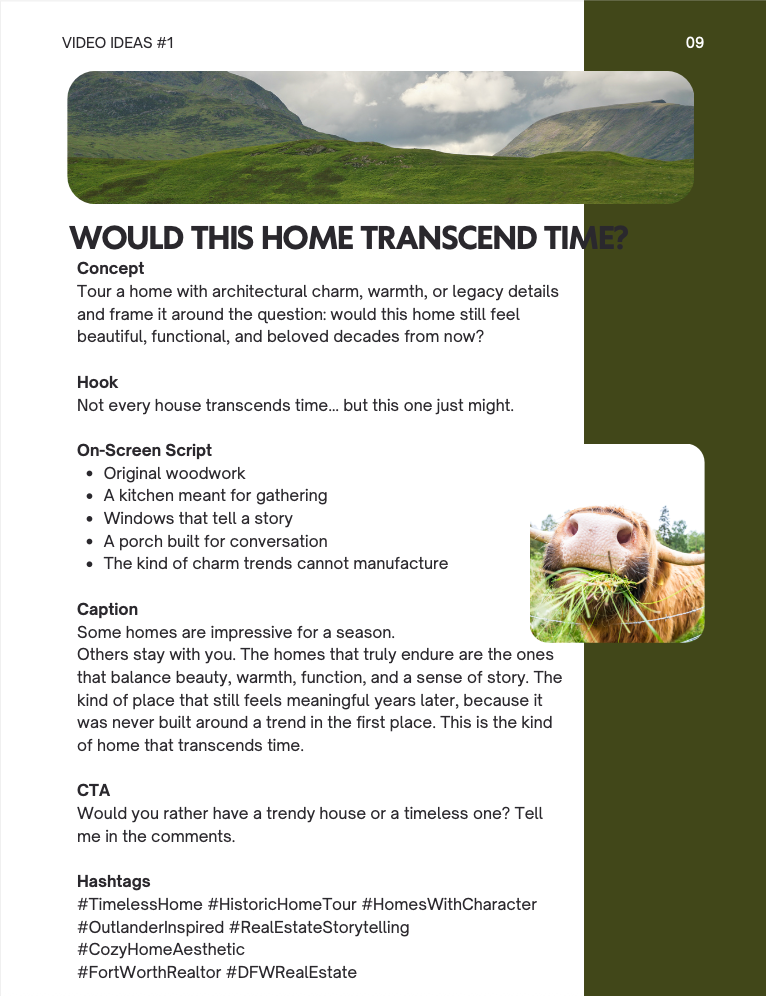 Story, Soul and Sold: Timeless Real Estate Content for Agents Who Market with Story, Soul & Community
