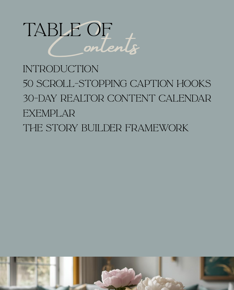 Realtor Story Content System