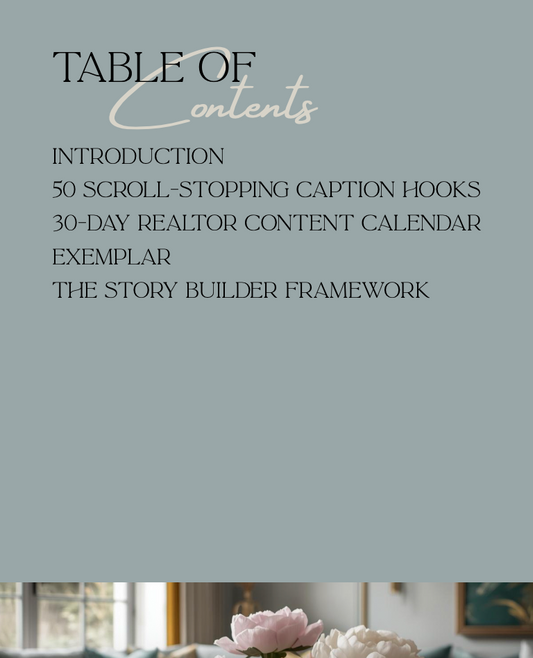 Realtor Story Content System
