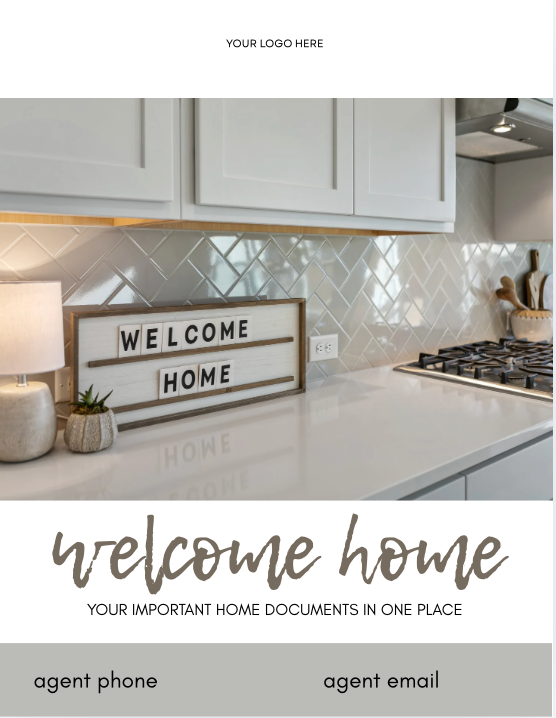 Welcome Home Hub Binder Pages (EDITABLE)