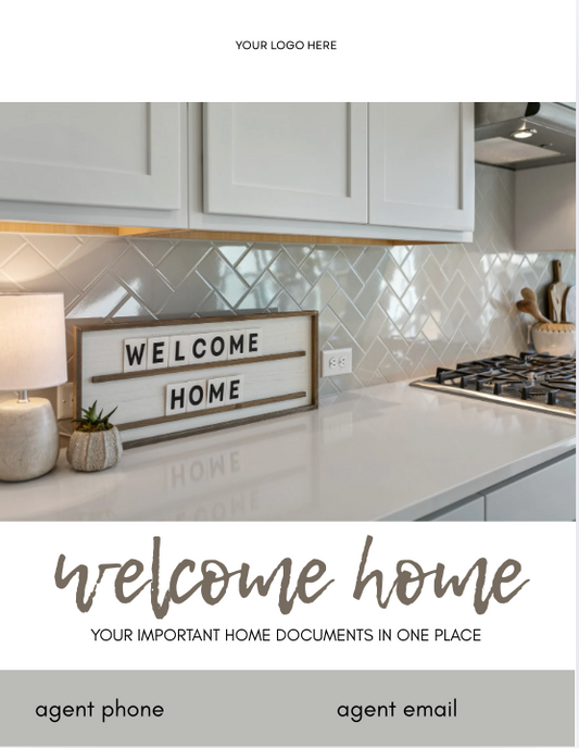 Welcome Home Hub Binder Pages (EDITABLE)