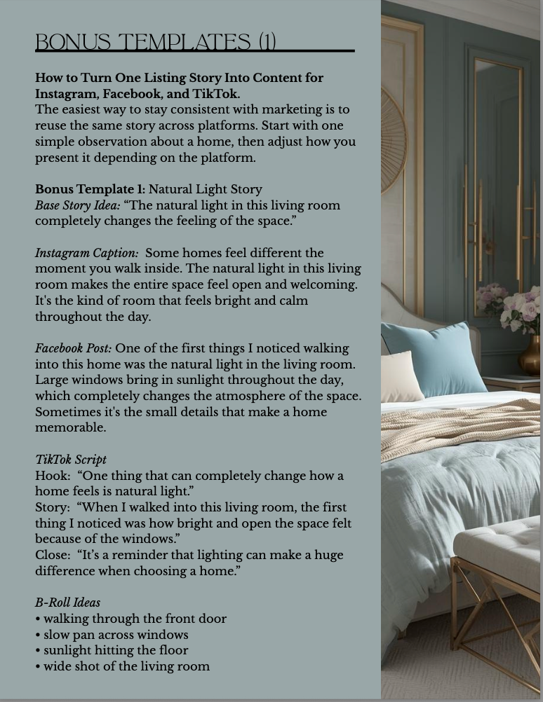 Listing Story Template Pack